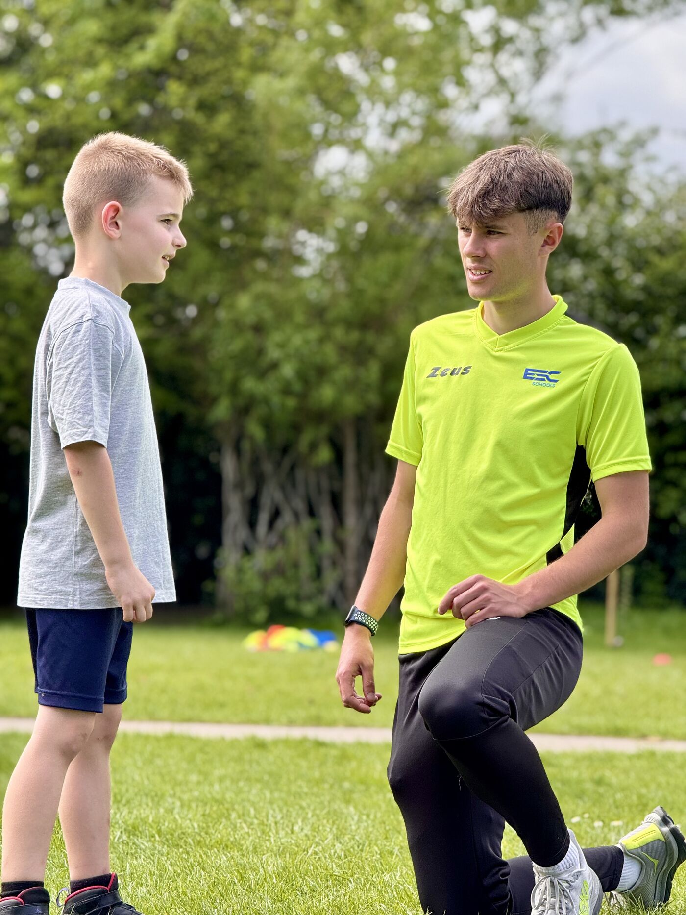 ESC coach with pupil